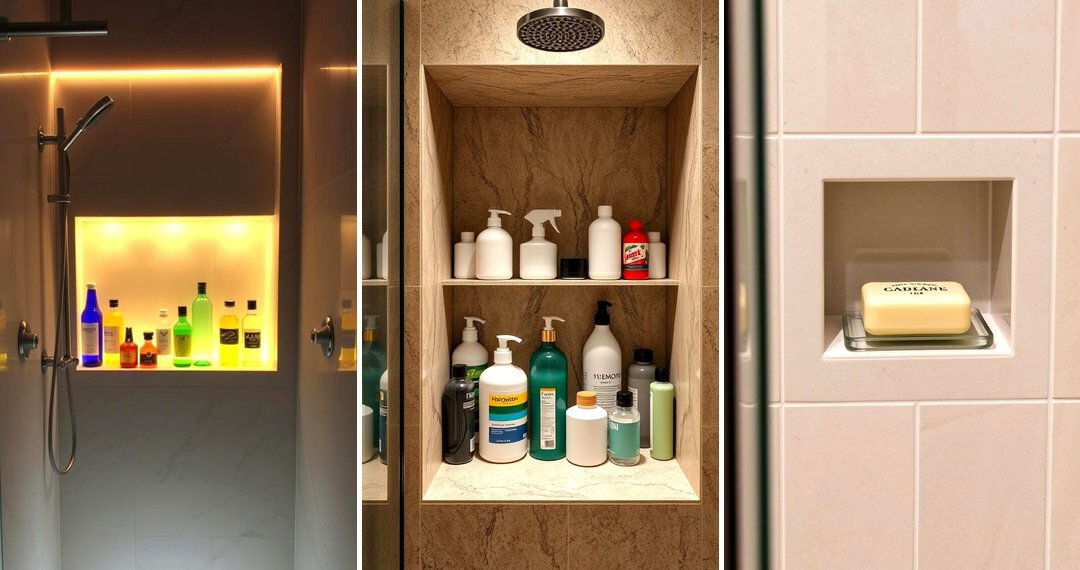 24 Shower Niche Ideas to Optimize Bathroom Storage