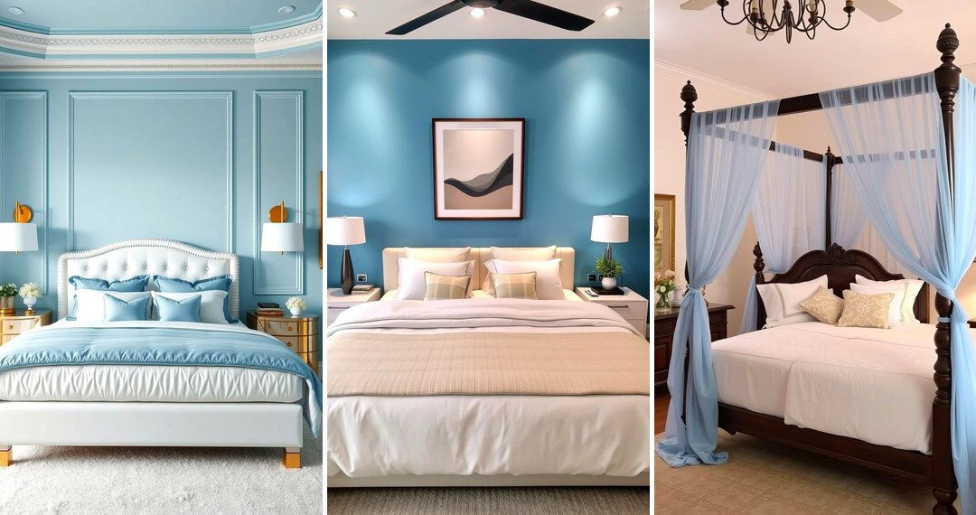 24 Serene Sky Blue Bedroom Themes for a Calming Oasis
