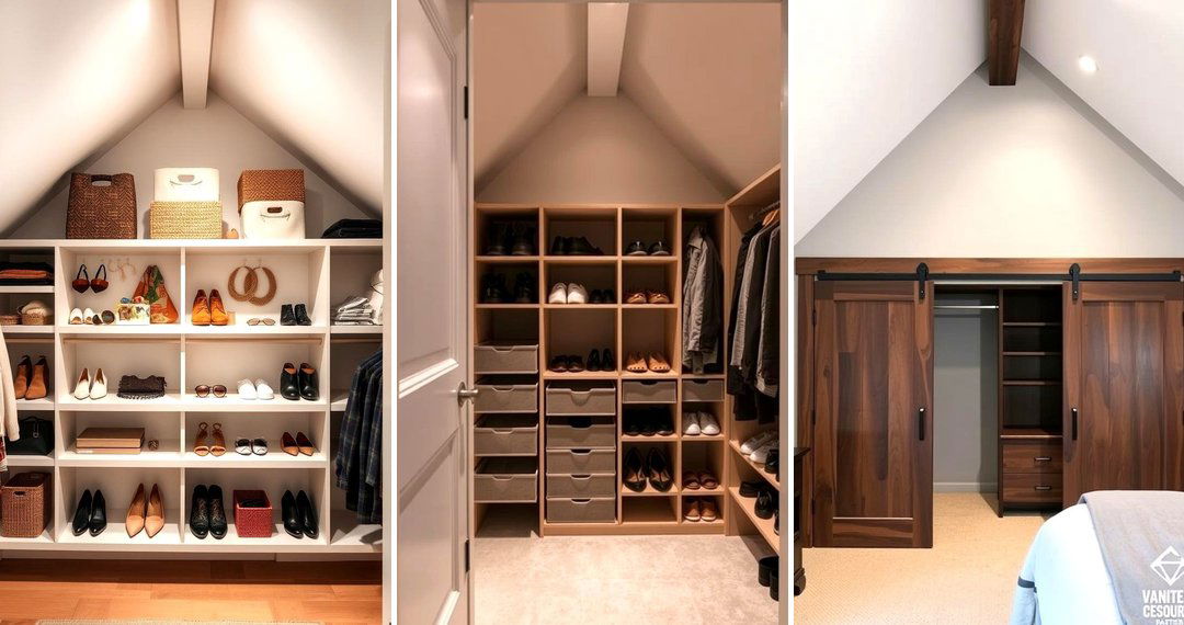 24 Sloped Ceiling Closet Ideas for Awkward Spaces