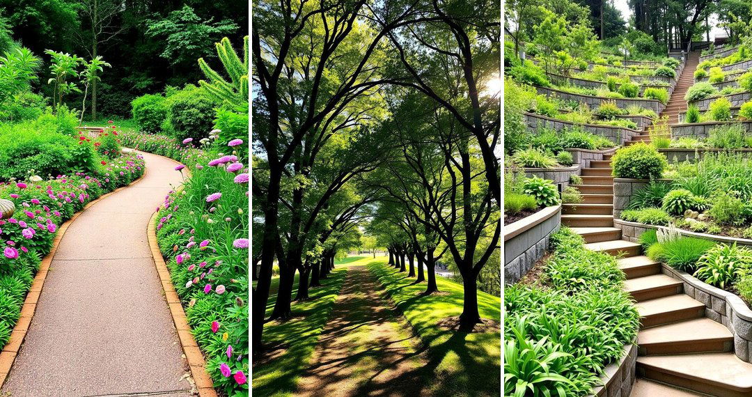 24 Sloped Walkway Ideas for Stunning Landscape Designs