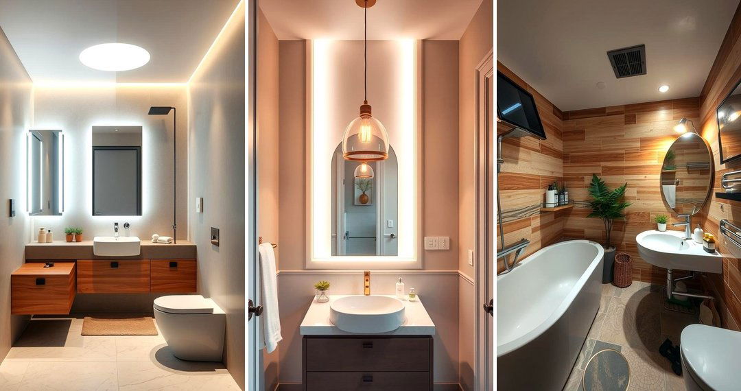 24 Small Bathroom Lighting Ideas for Modern Spaces