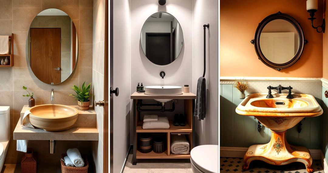 24 Small Bathroom Sink Ideas for Space-Saving Solutions