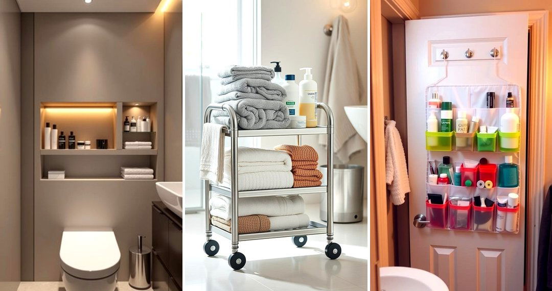 24 Small Bathroom Storage Ideas for Clutter-Free Spaces