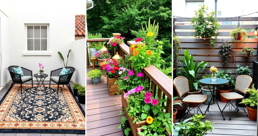 24 Creative Small Deck Ideas for Outdoor Entertaining