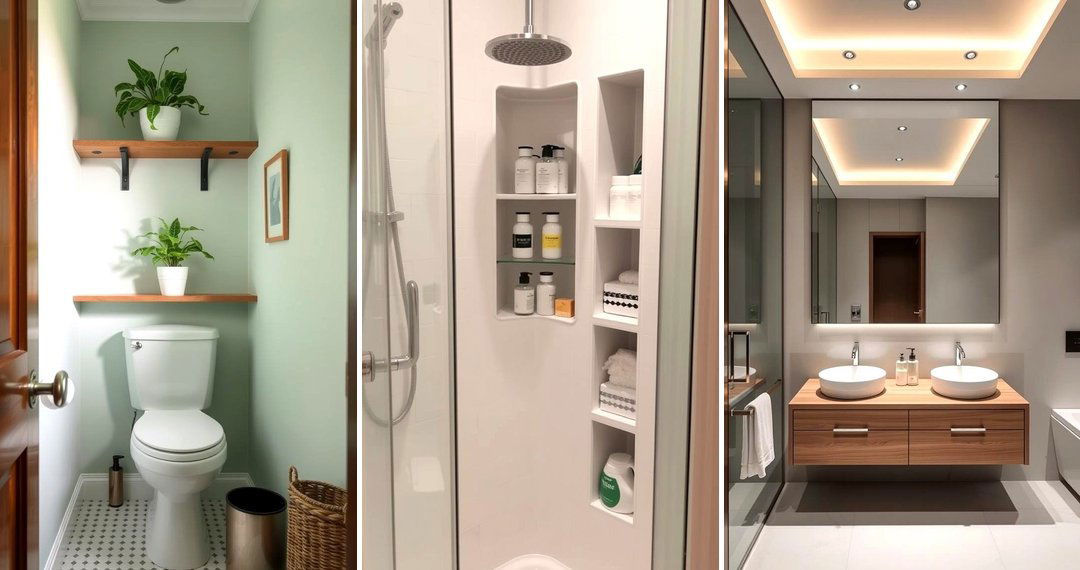 24 Small Ensuite Design Ideas for Luxury in Minimal Space