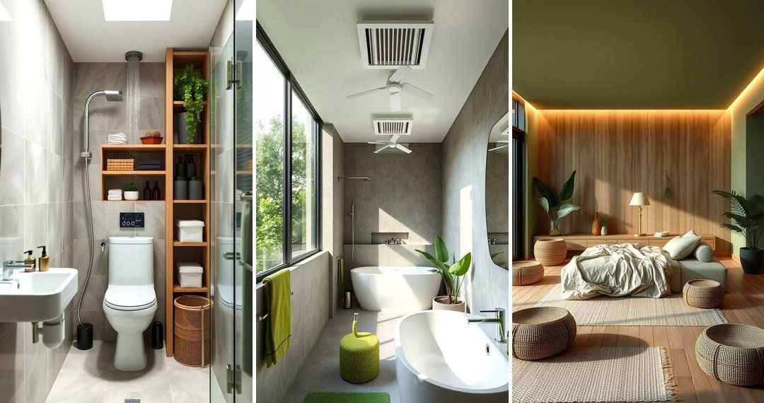 24 Small Green Bathroom Ideas: Fresh & Serene Atmospheres