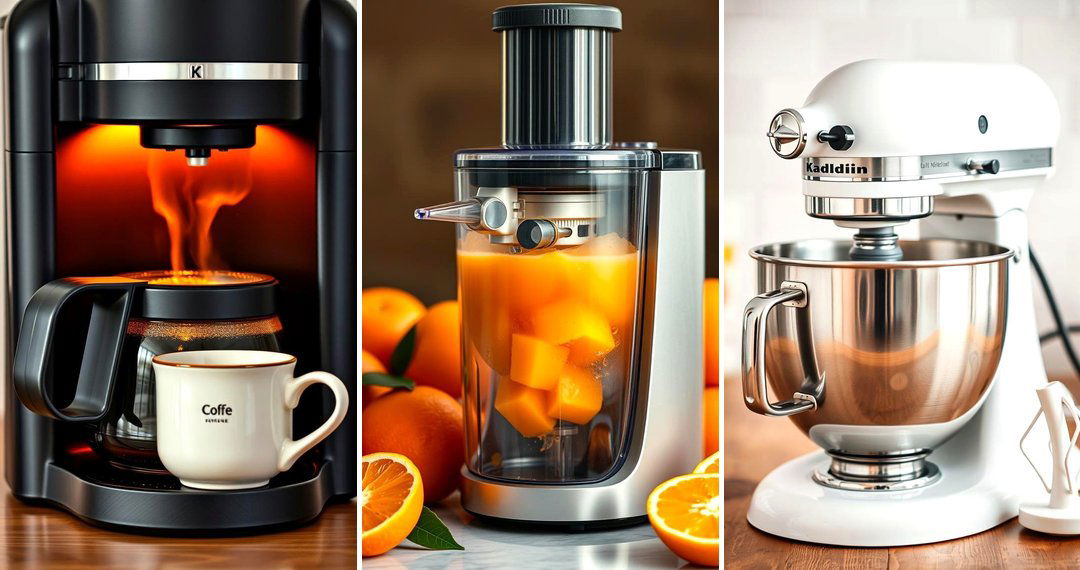 24 Small Kitchen Appliances List for Compact Cooking Spaces