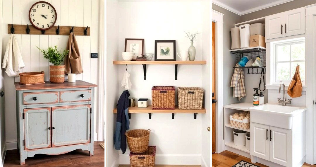 24 Small Mudroom Ideas to Organize Your Entryway Effortlessly