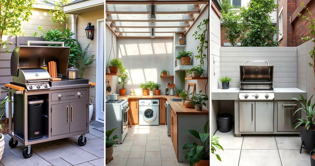 24 Compact Outdoor Kitchen Ideas for Small Backyard Entertaining