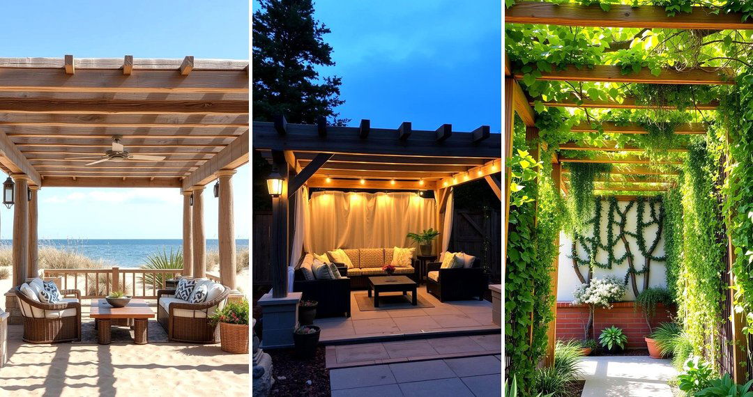 24 Cozy Small Patio Pergola Ideas for Shaded Relaxation