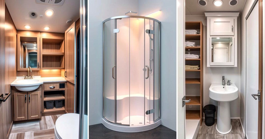 24 Small RV Bathroom Ideas for Space-Efficient Designs