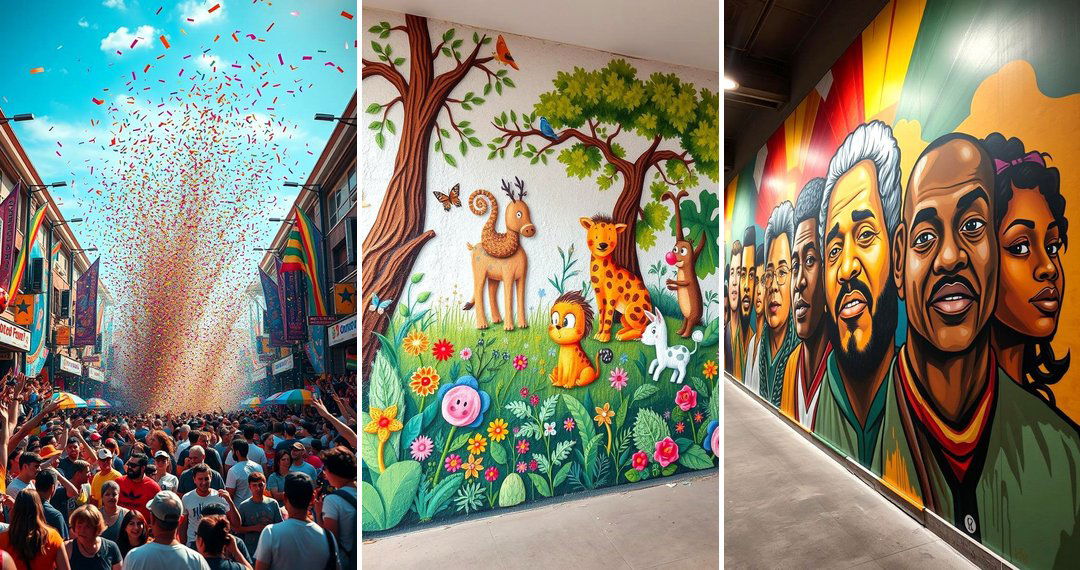 24 Small Town Mural Ideas to Revitalize Community Spaces