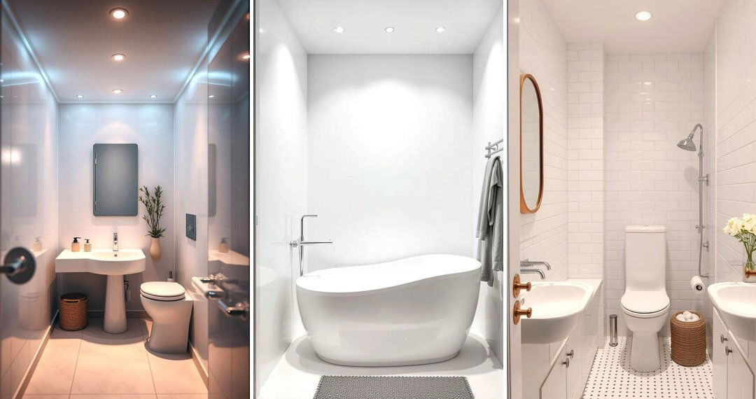 24 Small White Bathroom Ideas for a Bright, Airy Look