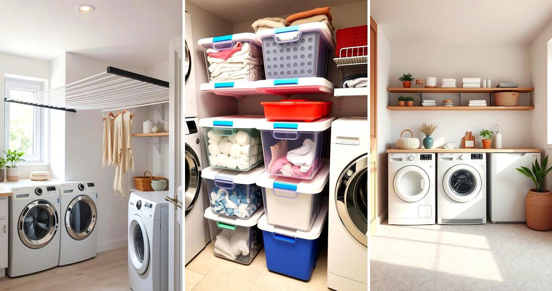 24 Space-Saving Stackable Laundry Room Ideas & Solutions