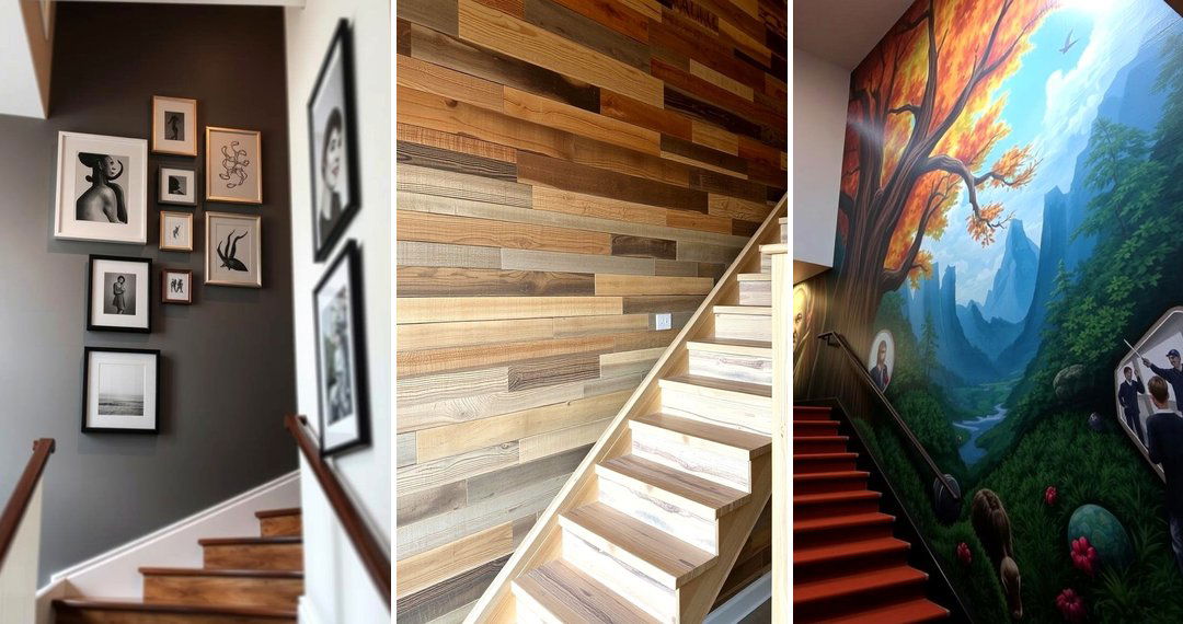 24 Staircase Wall Decor Ideas for Stylish Hallway Designs