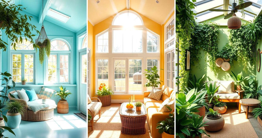 24 Sunroom Color Ideas to Brighten Your Relaxation Space