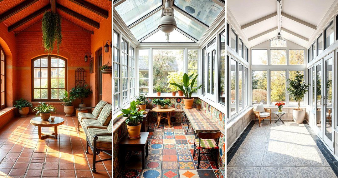 24 Sunroom Tile Floor Ideas for Style and Durability
