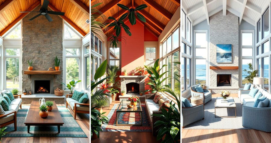 24 Sunroom With Fireplace Ideas: Year-Round Cozy Retreats