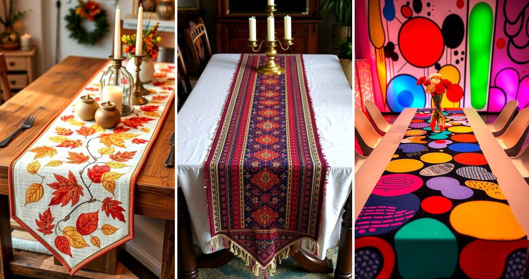 24 Table Runner Ideas: Elevate Your Dining Table Styling
