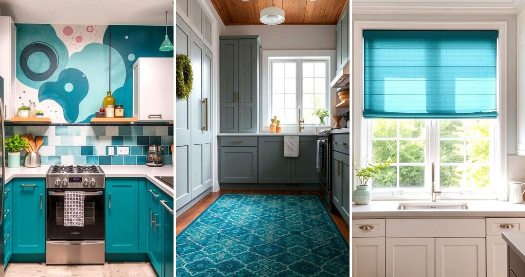 24 Teal Kitchen Ideas for Bold and Vibrant Culinary Spaces