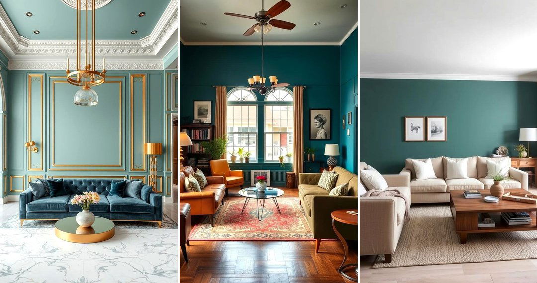 24 Teal Living Room Ideas for Vibrant, Cozy Home Spaces