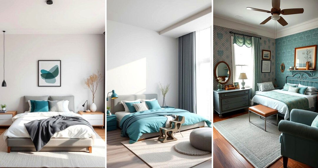 24 Teal and Grey Bedroom Ideas for Serene, Stylish Spaces