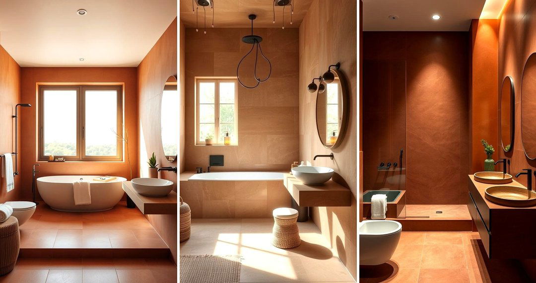 24 Terracotta Bathroom Ideas for Warm, Earthy Elegance