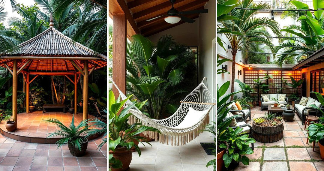 24 Tropical Patio Ideas to Transform Your Outdoor Space