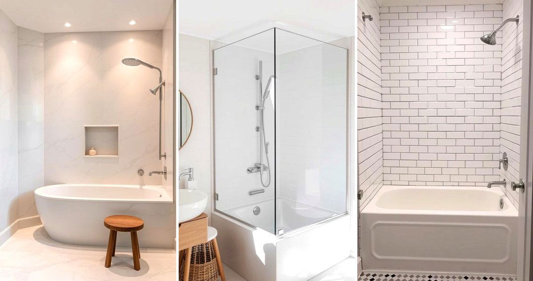 24 Tub-Shower Combo Ideas for Functional Bathrooms
