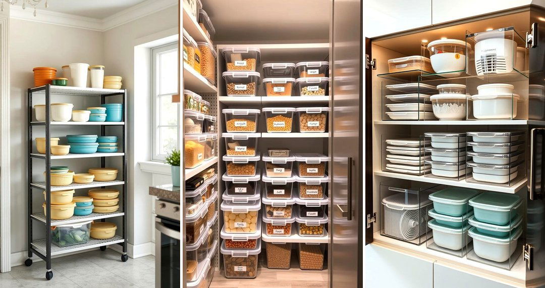 24 Tupperware Organization Ideas for Clutter-Free Kitchens
