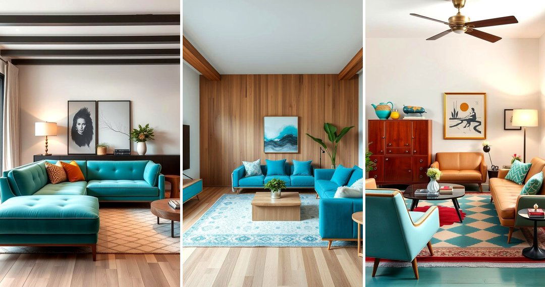 24 Turquoise Living Room Ideas for Vibrant Decor