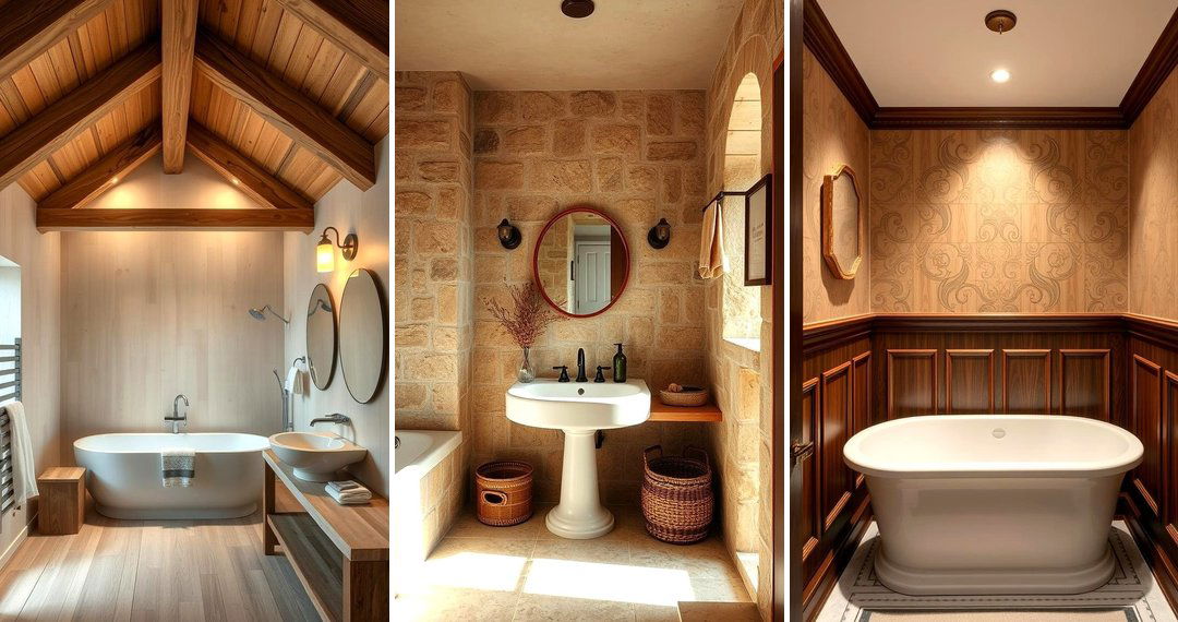 24 Tuscan-Inspired Bathroom Ideas for a Mediterranean Retreat