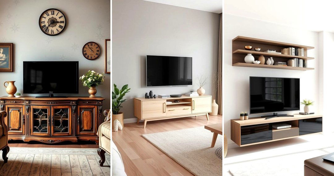 24 TV Console Decor Ideas for Stylish Living Rooms