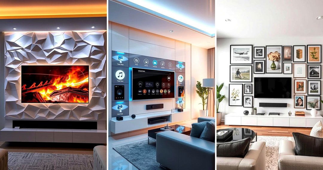 24 TV Wall Ideas for Sleek & Functional Living Rooms