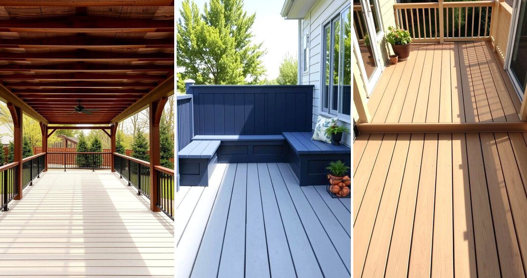 24 Two-Tone Deck Color Schemes for Dynamic Outdoor Style
