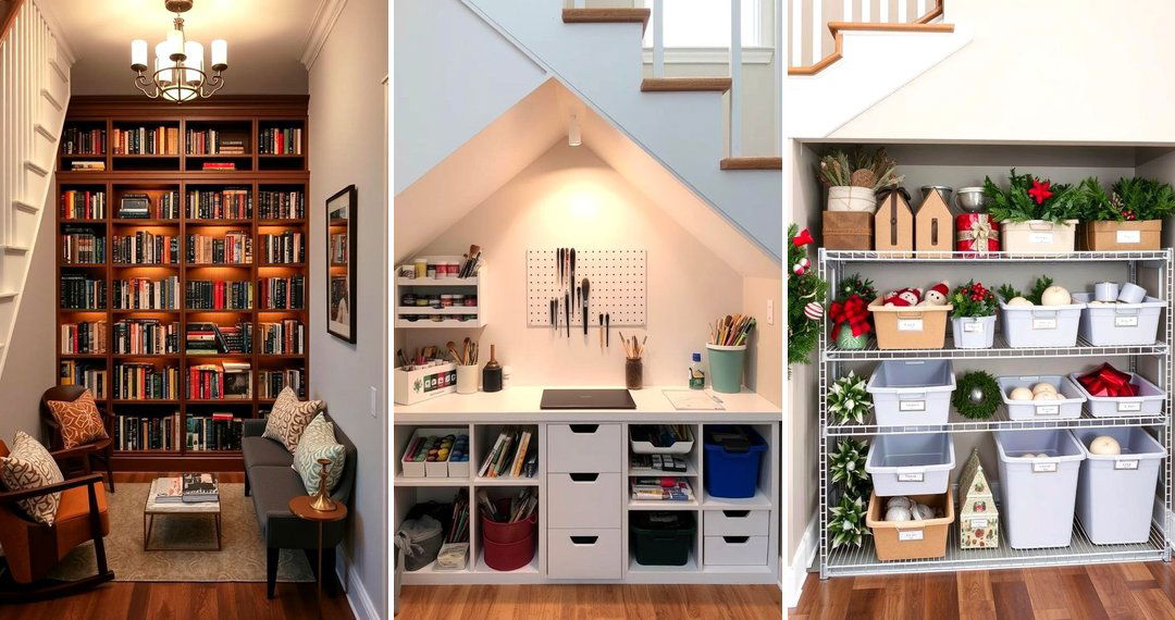 24 Creative Under Stair Storage Ideas for Small Spaces
