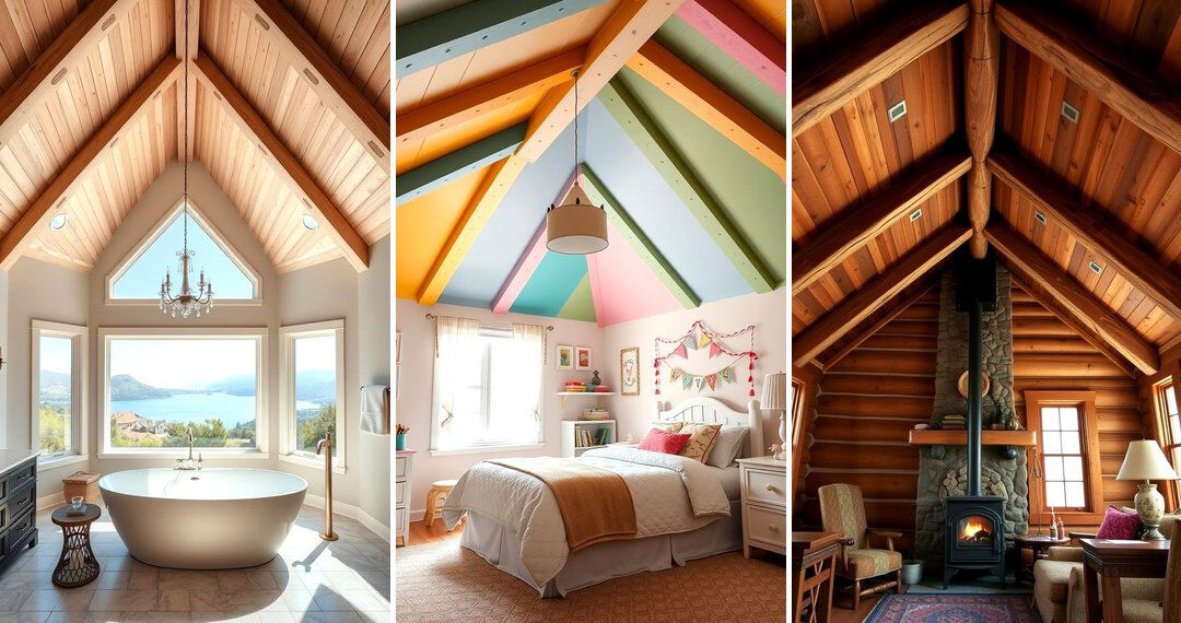 24 Rustic Vaulted Ceiling With Beams Design Inspirations