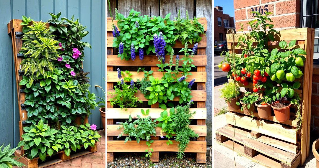 24 Vertical Pallet Garden Ideas