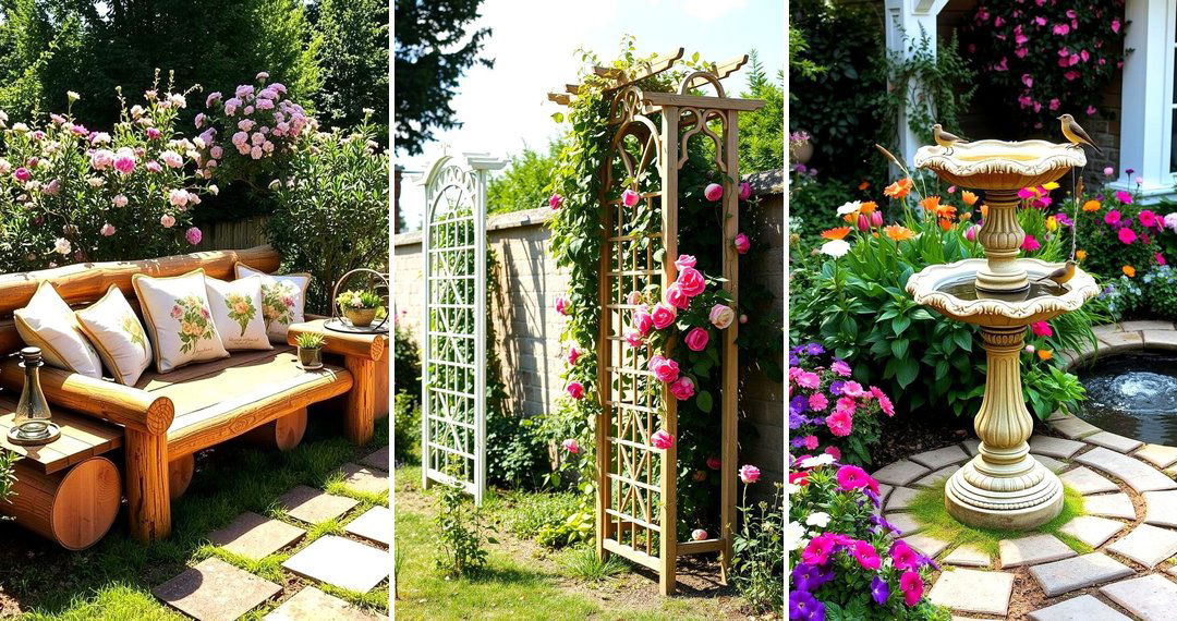24 Vintage Garden Ideas for Timeless Outdoor Charm