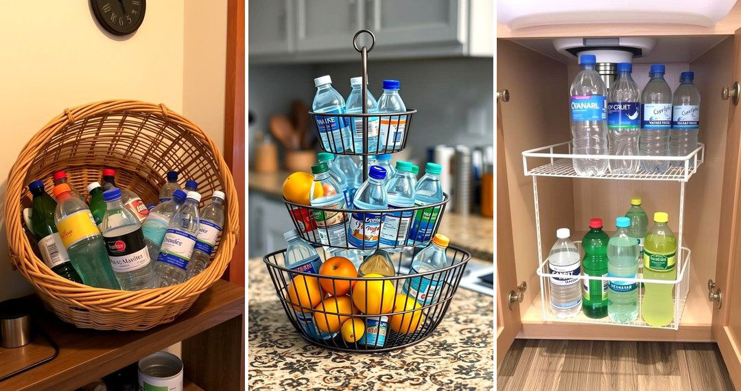 24 Smart Water Bottle Storage Ideas for Organized Spaces