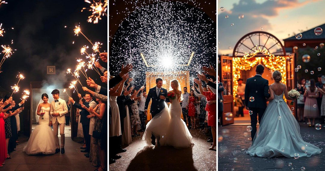 24 Creative Wedding Send-off Ideas for a Memorable Exit
