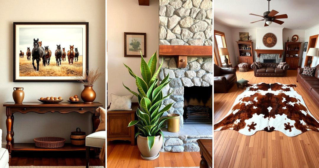 24 Western Living Room Ideas for Rustic & Cozy Spaces