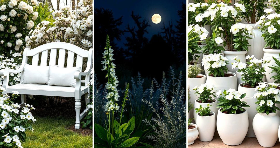 24 Serene White Garden Design Ideas for Timeless Elegance