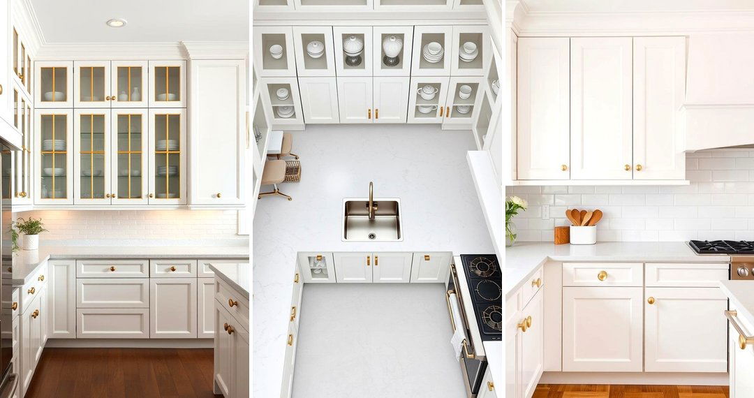 24 Chic White Kitchen Cabinets with Gold Hardware Inspirations