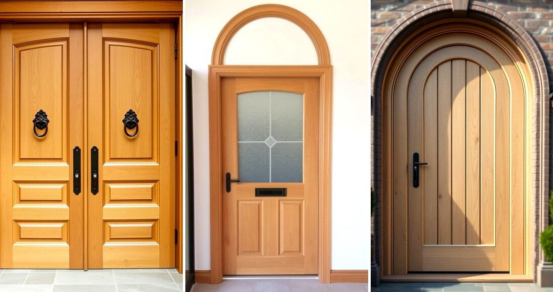 24 White Oak Front Door Ideas for Welcoming Entryways
