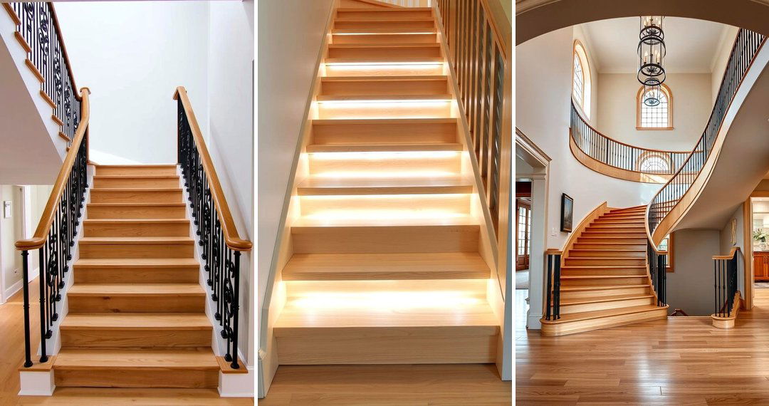 24 White Oak Staircase Ideas to Transform Your Home