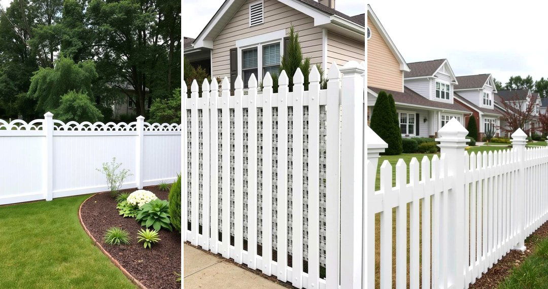 24 White Privacy Fence Ideas for Outdoor Living Spaces