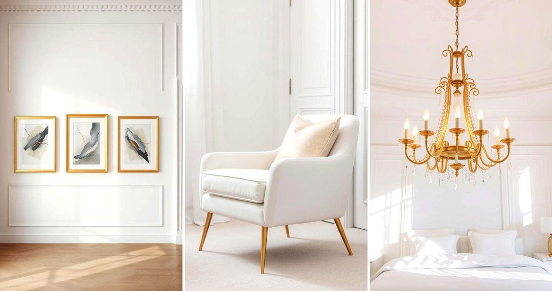 24 White & Gold Bedroom Ideas for Luxurious & Timeless Style