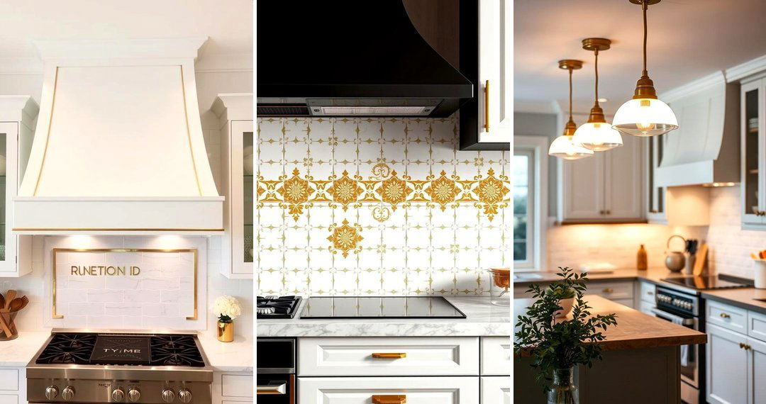 24 White and Gold Kitchen Ideas for Luxurious Culinary Spaces