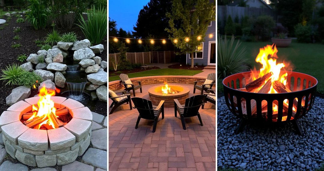 24 Wood Burning Fire Pit Ideas for Cozy Backyard Gatherings